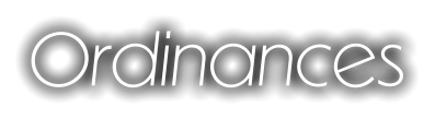 Ordinances