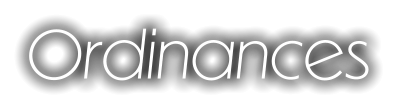 Ordinances