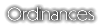 Ordinances