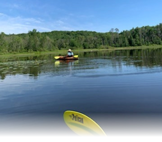 kayaking on lake new Vulcan