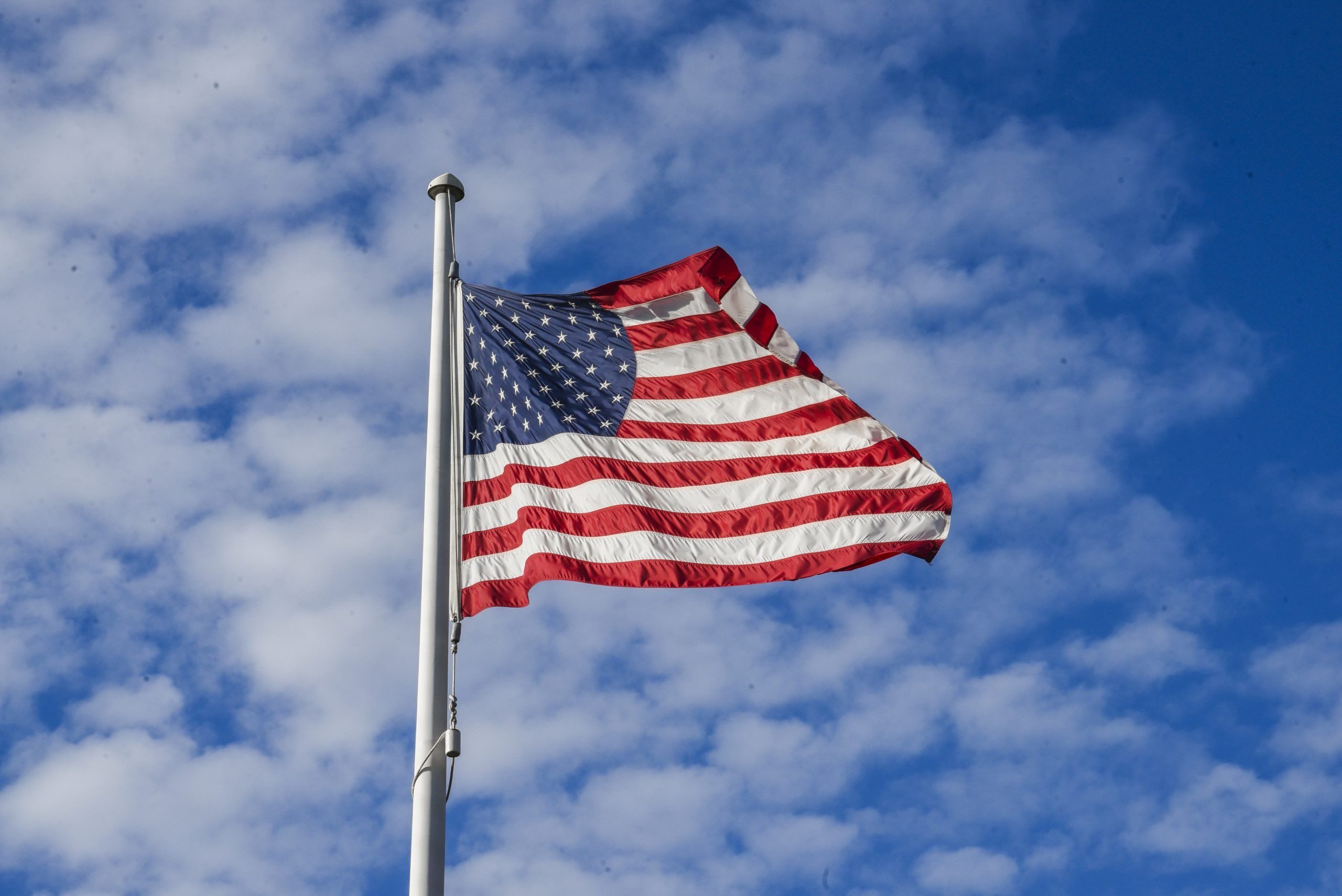 American Flag Rafting Down Pier's Gorge